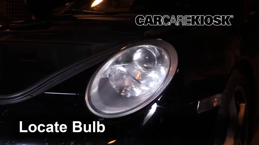 2005 Porsche 911 Carrera 3.6L 6 Cyl. Coupe (2 Door) Luces Faro delantero (reemplazar foco)